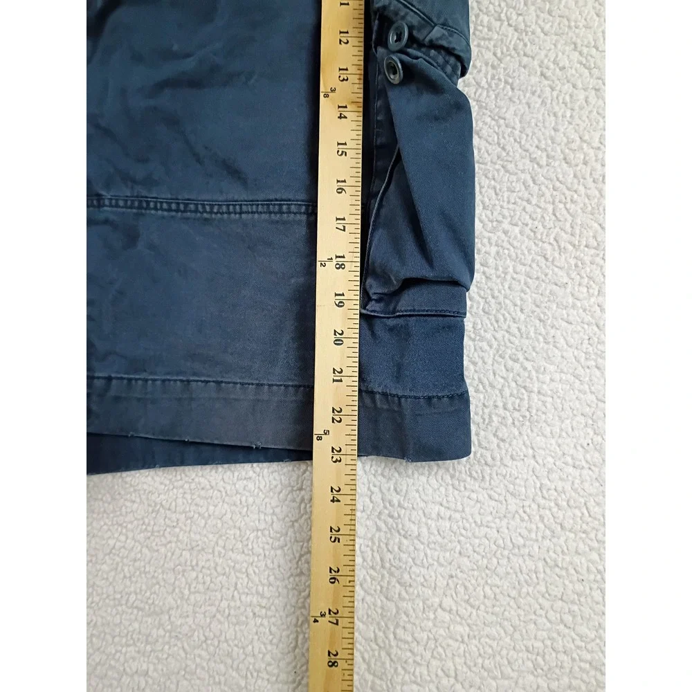 Polo Ralph‎ Lauren Cargo Shorts Mens 48 Navy Blue Classic Chino Cotton Relaxed